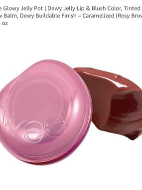 Fwee Dewy Jelly Lip & Blush Balm - Caramelized (Rosy Brown)